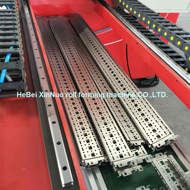 High-Precision Automatic Cable Tray & Perforated Ladder Roll Forming Production Line
