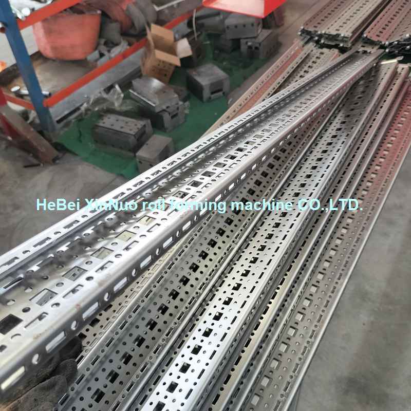High-Precision Automatic Cable Tray & Perforated Ladder Roll Forming Production Line
