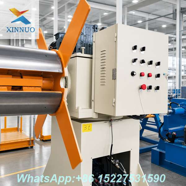 3 Ton Double Head Decoiler with Hydraulic Expansion