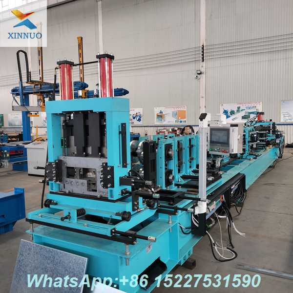 automatic-cz-purlin-roll-forming-machine-with-front-punching-system