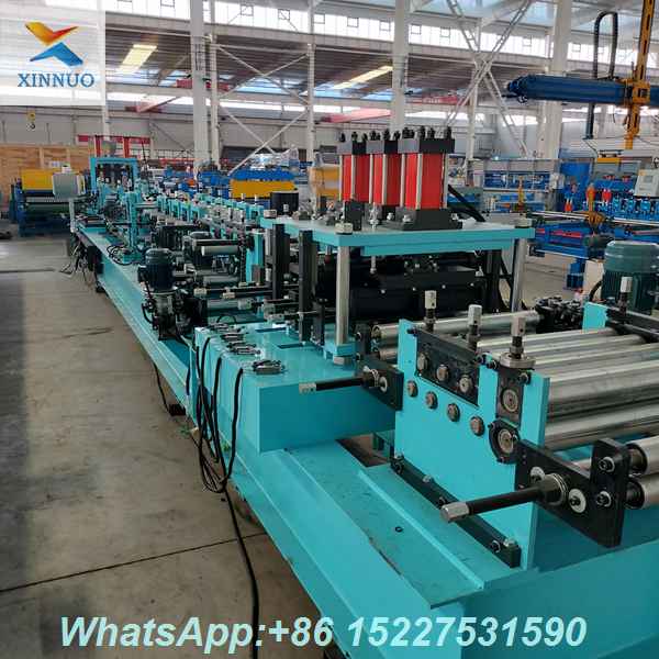 automatic-cz-purlin-roll-forming-machine-with-front-punching-system
