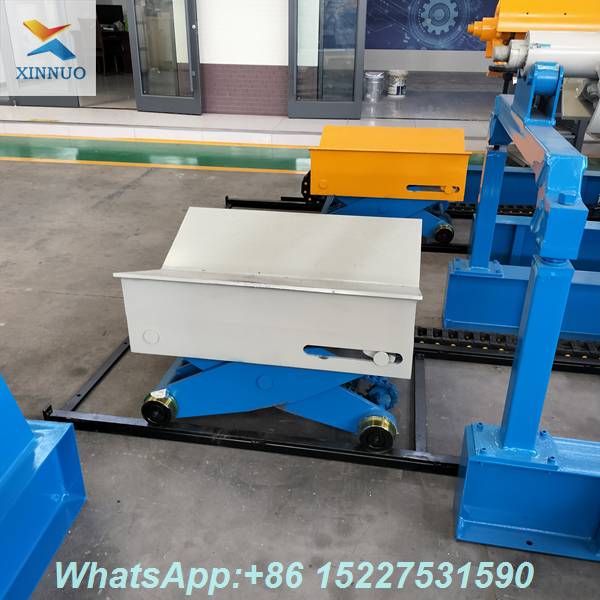 7-ton-hydraulic-decoiler-with-motorized-loading-cart