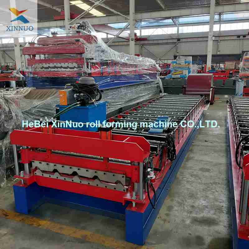 980 Trapezoidal Roof Tile Roll Forming Machine