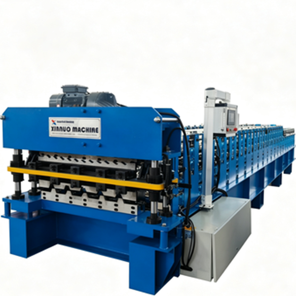 686+762 Double Layer Roll Forming Machine with Electric Shear