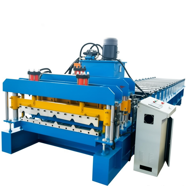 18-Roll 1000mm Glazed Tile Roll Forming Machine  High-Precision Hydraulic Tile Press for Metal Roofing & Architectural Cladding