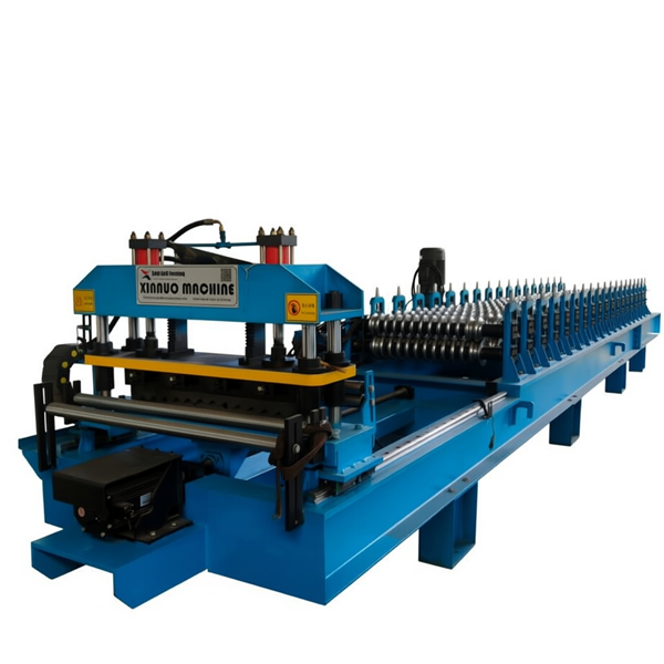 Servo Tracking Shear Arc Roof Tile Roll Forming Machine | High Speed Curved Metal Sheet Making Line