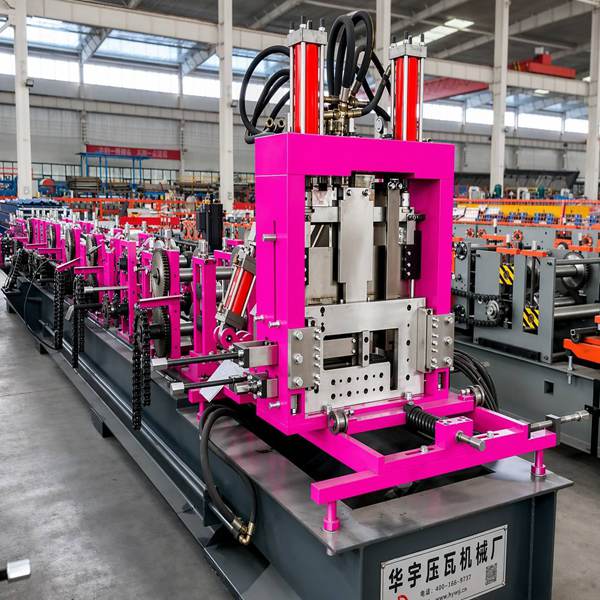 Automatic CZ Purlin Roll Forming Machine | Customizable Colors | Xinnuo