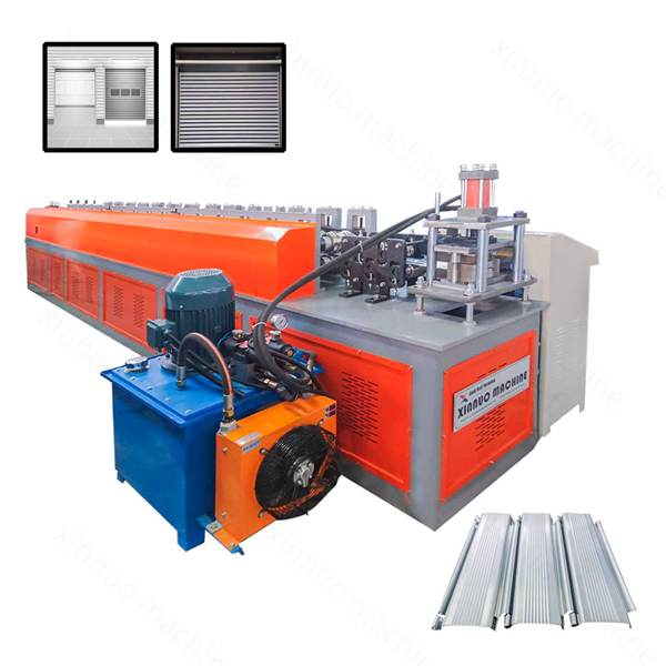 Industrial High-Strength Ribbed (Embossed) Rolling Shutter Slat Roll Forming Machine