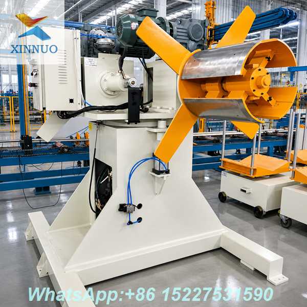 3 Ton Double Head Decoiler with Hydraulic Expansion | Continuous Uncoiler for Roll Forming