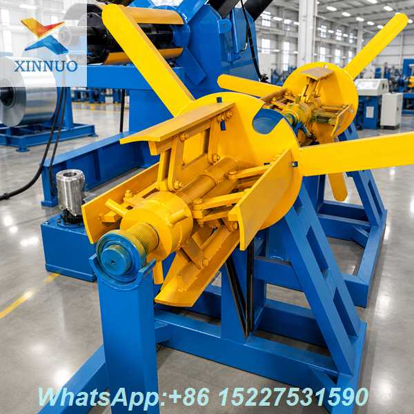 Heavy-Duty 5 Ton Single Arm Decoiler | Hydraulic Uncoiler for Roll Forming Machines
