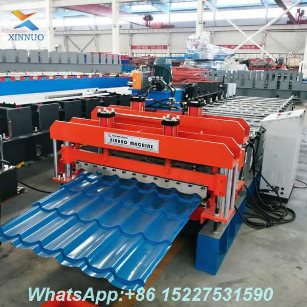1100 Glazed Tile Roll Forming Machine | High-Precision Metal Roofing Equipment