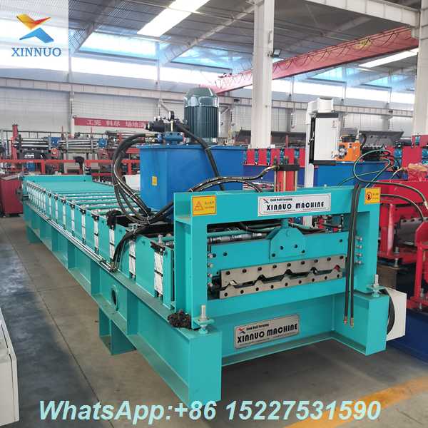 High-Precision Trapezoidal Roof Sheet Roll Forming Machine for Metal Building Construction