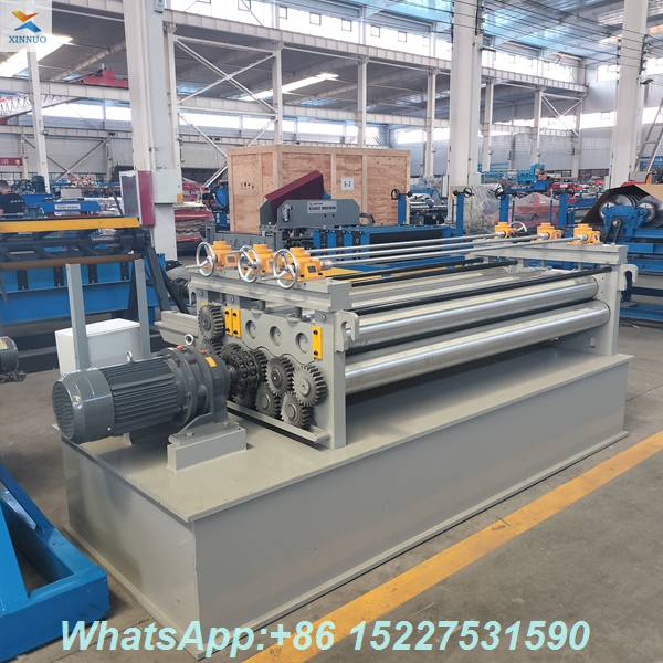 Industrial 4-High Precision Sheet Metal Leveling Machine | Heavy-Duty Plate Straightener for Roll Forming & Metal Processing