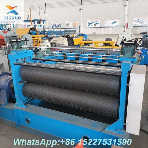 Automatic Metal Sheet Embossing Machine for Roofing and Wall Cladding | Custom Pattern Roll Forming Equipment