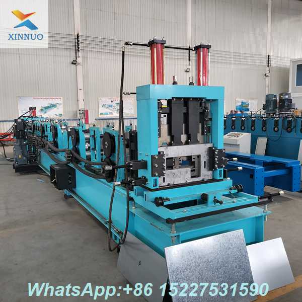 Automatic CZ Purlin Roll Forming Machine with Front Punching System