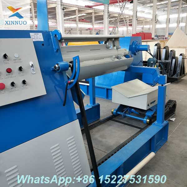 7-Ton Hydraulic Decoiler with Motorized Loading Cart