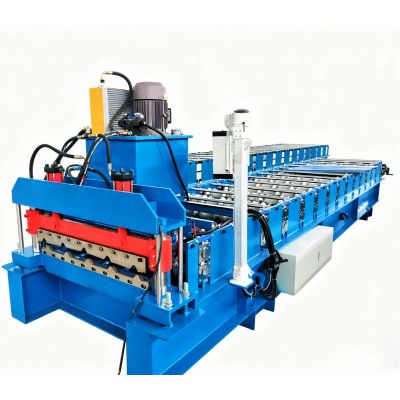 15 Rows 820 Trapezoidal Sheet Roll Forming Machine