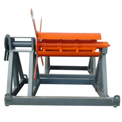 10 Ton Manual Steel Coil Uncoiler for Roll Forming Line – Heavy Duty Decoiler