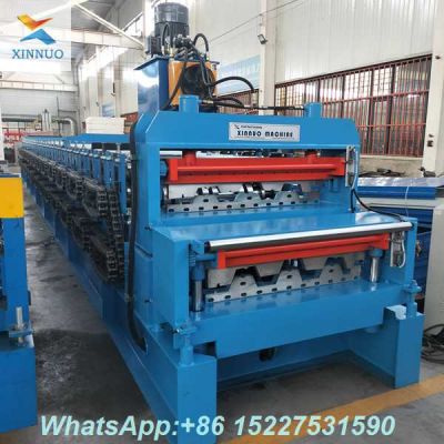 Double Layer Floor Deck Roll Forming Machine – High-Efficiency Steel Decking Production Line for Multi-Story Construction