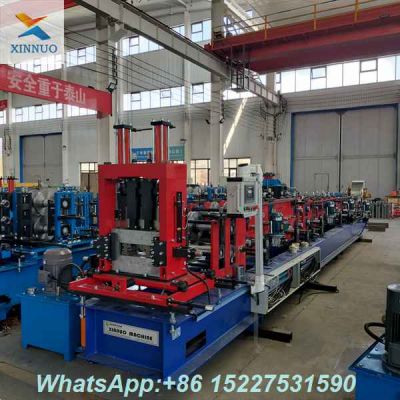 XINNUO Fully Automatic Computer-Controlled C-Channel Roll Forming Machine with PLC & Touchscreen Interface