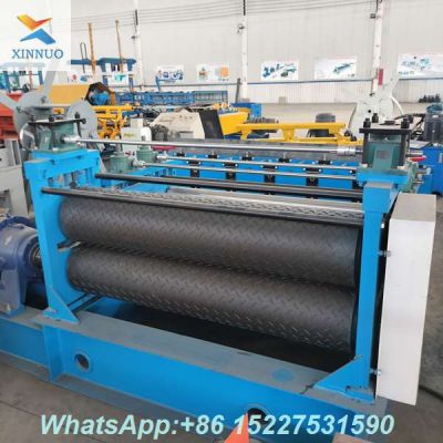 Automatic Metal Sheet Embossing Machine for Roofing and Wall Cladding | Custom Pattern Roll Forming Equipment